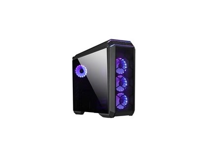CHIEFTEC STALLION 3, ATX, 1x USB-C 3.2, 2x USB 3.1, 1x USB 2.0, 4x 120mm RGB Fan, černá