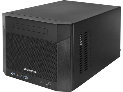 CHIEFTEC Pro Cube Mini CN-01B-OP, ITX, Black, bez zdroje