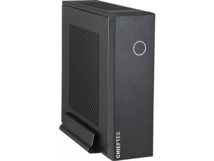 CHIEFTEC Compact Series/mini ITX, IX-03B-OP, Black, Alu, bez zdroje