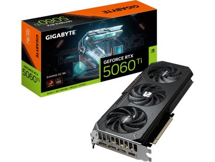 GIGABYTE NVIDIA GeForce RTX 5060 Ti GAMING OC 8G, 8G GDDR7, 3xDP, 1xHDMI