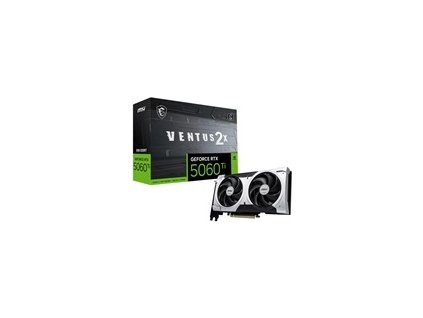 MSI NVIDIA GeForce RTX 5060 Ti 8G VENTUS 2X PLUS, RTX 5060 Ti, 8GB GDDR7, 3xDP, 1xHDMI