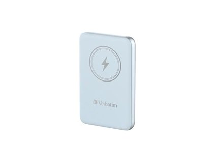 VERBATIM Powerbanka Charge 'n' Go, Magnetická, 10000 mAh, USB-C, Modrá
