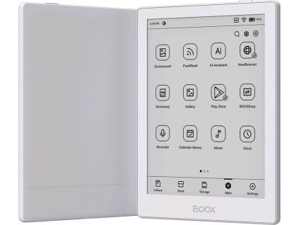 E-book ONYX BOOX GO 6, bílá, 6" Carta 1300, 32GB, Bluetooth, Android 11, E-ink displej