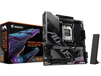 GIGABYTE B840M AORUS ELITE WIFI6E/AM5/mATX
