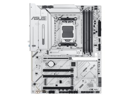 ASUS MB Sc AM5 X870 MAX GAMING WIFI7 W, AMD X870, 4xDDR5, 2xThunderbolt, 1xHDMI, WiFi