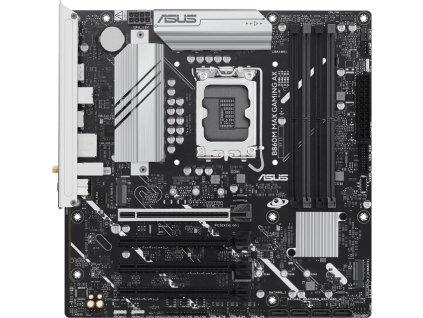 ASUS MB Sc LGA1851 B860M MAX GAMING AX, Intel B860, 4xDDR5, 1xDP, WiFi, mATX