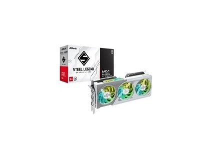 ASRock AMD Radeon RX 9060 XT Steel Legend 16GB OC, RX 9060 XT, 16GB GDDR6, 2xDP, 1xHDMI