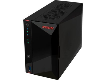 Asustor Nimbustor 2 Gen2 AS5402T 2 Bay NAS, Quad-Core 2.0GHz CPU, Dual 2.5GbE Ports, 4GB DDR4, Four M.2 SSD Slots (Diskl