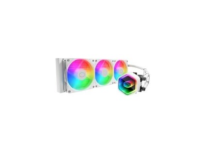 Cooler Master  MasterLiquid 360 Core II, 3x120mm, LGA1851, AM5, bílá