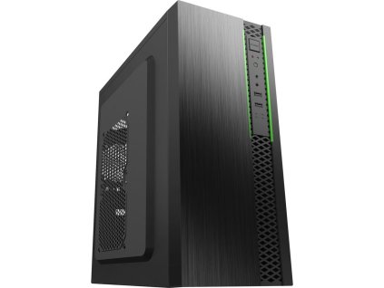 EUROCASE ML N6-550B, Midi Tower, 2x USB 3.0, 2x audio, bez zdroje