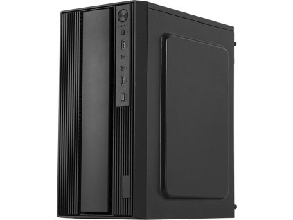 EUROCASE MC MF-300B, Micro Tower, 1xUSB-C, 2xUSB 3.0, 2x audio, bez zdroje