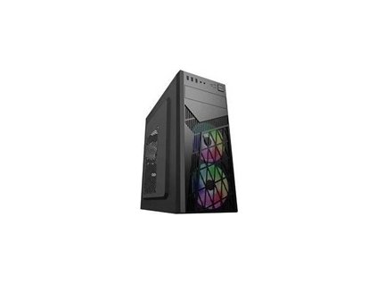 EUROCASE ML N6-560B, Midi Tower, 1xUSB-C, 2xUSB 3.0, 2x audio, bez zdroje