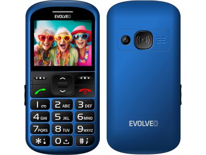 EVOLVEO EasyPhone XS, mobilní telefon pro seniory, modrá