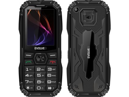 EVOLVEO MaxPhone A1, tlačítkový Dual SIM telefon, černý