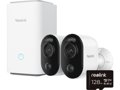 REOLINK Home Hub, 2x Argus Series B310 + 128GB microSD karta