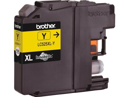 BROTHER INK LC-525XLY yellow (ISO / IEC 24711) - DCP-J100 / DCP-J105 / MFC-J200 cca 1300
