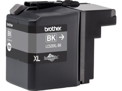 BROTHER INK LC-529XLBK black (ISO / IEC 24711) - DCP-J100 / DCP-J105 / MFC-J200 cca 2400