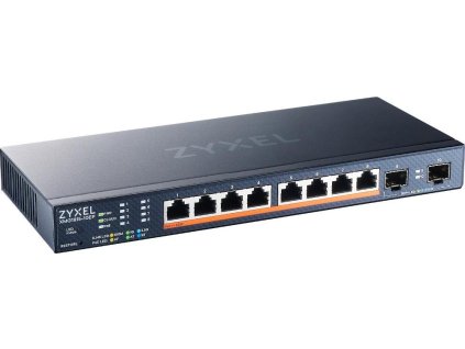Zyxel XMG1915-10EP, 8-port 2.5GbE, 2 SFP+, 8 x PoE++ 130W Smart Switch, hybird mode, standalone or NebulaFlex Cloud