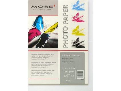 Fotopapír MORE M10581 Color Laser, A4, 200g/m2