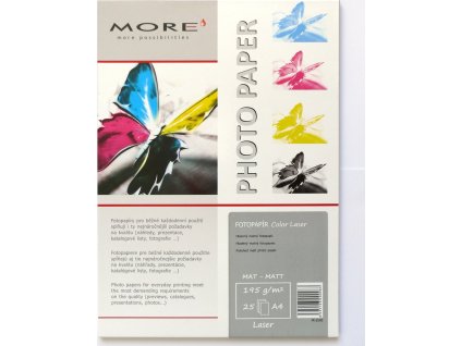 Fotopapír MORE M10580 Color Laser, A4, 195g/m2