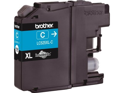 BROTHER INK LC-525XLC cyan (ISO / IEC 24711) - DCP-J100 / DCP-J105 / MFC-J200 cca 1300