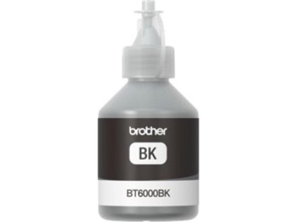 BROTHER INK BT-6000BK black pro T300, T500W, T700W, cca 6000 stránek, pigmentový - INKTANK