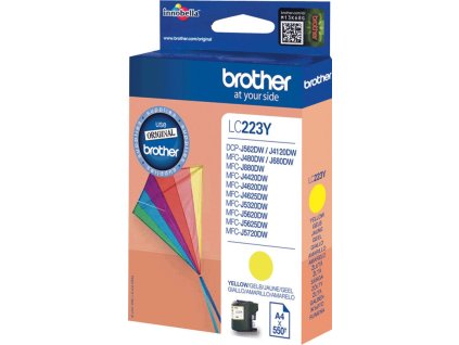 BROTHER INK LC-223Y yellow cca 600