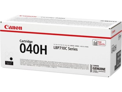Canon TONER CRG-040HBK černá pro imageCLASS LBP712Cdn, i-SENSYS LBP710Cx, LBP712Cx (12500 str.)