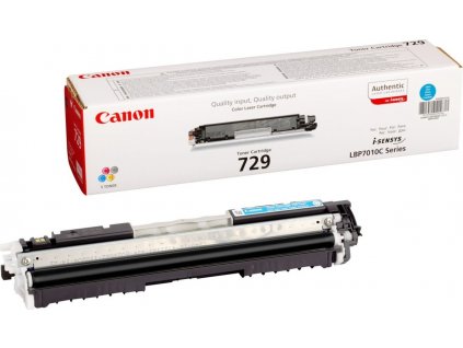 Canon TONER CRG-729C azurový pro i-Sensys LBP7010C , LBP7010C, LBP7018C (1 000 str.)