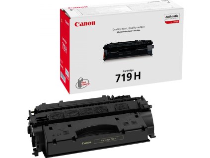 Canon TONER CRG-719HBk černý pro i-SENSYS LBP251dw, LBP252dw, LBP253x, LBP6300DN, LBP6310dn, LBP6650DN (6 400 str.)