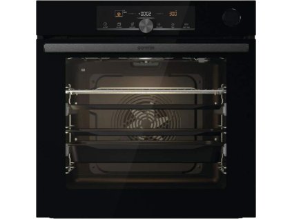 Gorenje Advanced BSA6747A04BGWI ConnectLife vestavná trouba, energetická třída A+, objem 77 l, černá