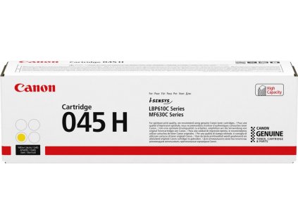 Canon TONER  CRG-045H Y žlutá pro i-SENSYS LBP611Cn, LBP613Cdw, MF631Cn, MF633Cdw, MF635Cx (2200 str.)