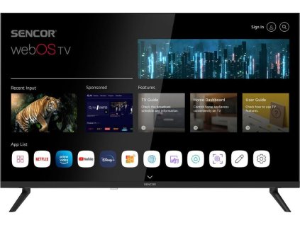 SLE 32S810B WEBOS SMART TV SENCOR