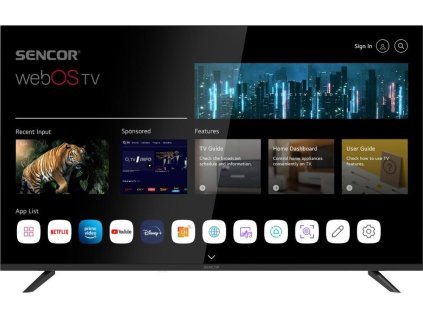 SLE 43FS804B WEBOS SMART TV SENCOR