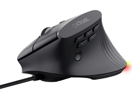 TRUST Myš GXT 145 Rexxa, Drátová USB, RGB, černá