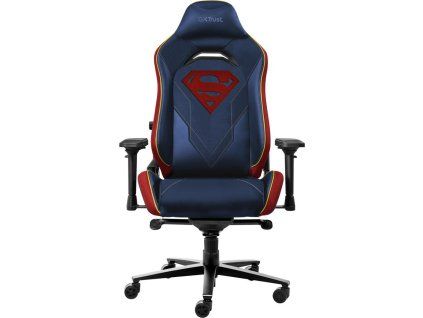 TRUST herní židle GXT 721SM RUYA PRO Superman, modrá