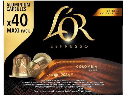 Colombia kávové kapsuly 40 ks LOR