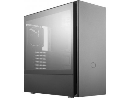 Cooler Master case Silencio S600 Tempered Glass, ATX, Mid Tower, černá, bez zdroje