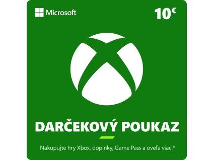 Xbox Gift Card SK Digital Code RGB 10EUR