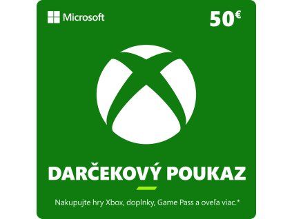 Xbox Gift Card SK Digital Code RGB 50EUR