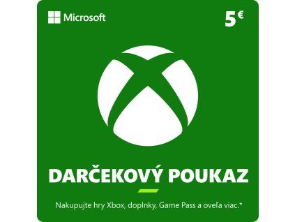 Xbox Gift Card SK Digital Code RGB 5EUR s