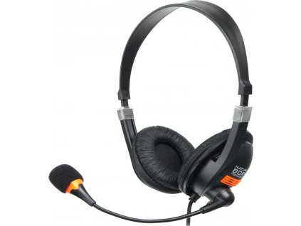 NATEC NSL-0294 Natec DRONE stereo slúchadlá s mikrofónom, ovl. hlasitosti, 2x jack, 2m, čierne