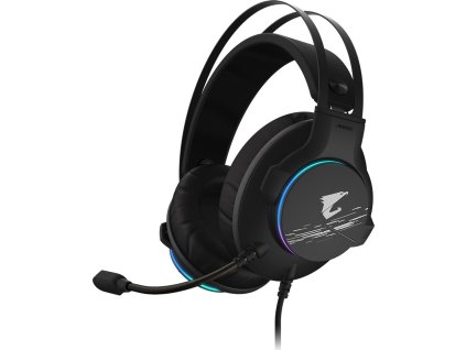 GIGABYTE sluchátka s mikrofonem AORUS H1, headset, USB