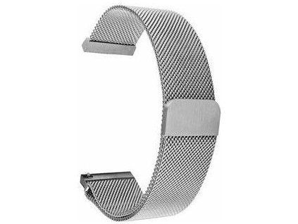 Tactical 699 Loop Magnetický Kovový Řemínek 22mm Silver