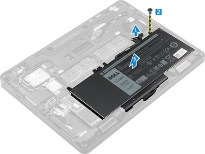 DELL  62WHr 4-Cell Battery Customer Install pre Latitude 5x70