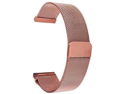 Tactical 634 Loop Magnetický Kovový Řemínek 20mm Rose Gold