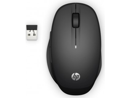 HP myš - Dual Mode 300 Mouse, wireless, black