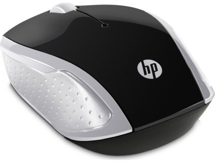HP myš - 200 Mouse, Wireless, Pike Silver