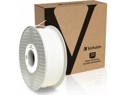 VERBATIM 3D Printer Filament PLA 1.75mm, 335m, 1kg white (OLD PN 55268)