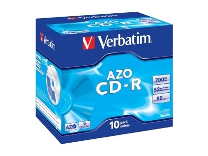 VERBATIM CD-R(10-Pack)Jewel/Crystal/52x/700MB